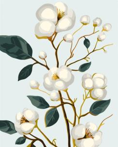 Opakowanie Malowanie po numerach - Wykwintna bawełna..40x50cm