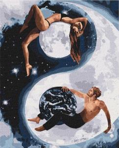 Opakowanie Malowanie po numerach - Yin i yang 40x50cm