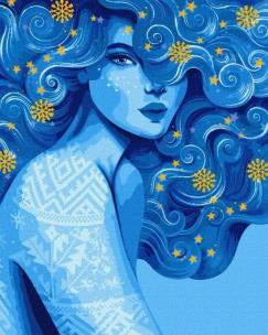 Opakowanie Malowanie po numerach - Zimna pięknośc.. 40x50cm