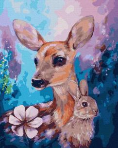 Opakowanie Malowanie po numerach - Zwierzęta leśne 40x50cm