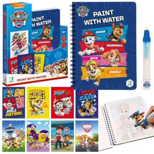 Malowanie Wodą Psi Patrol + pędzelek MIX. Wydawca: Dodo. Multiszop.pl Opakowanie Malowanie Wodą Psi Patrol + pędzelek MIX