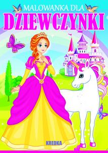 Okładka książki Malowanka dla dziewczynki