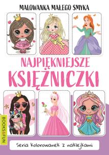 Okładka książki Malowanka małego smyka. Najpięknieszke księżniczki