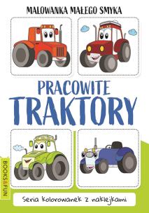Okładka książki Malowanka Małego Smyka. Pracowite traktory