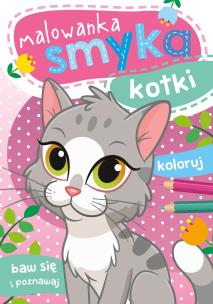 Malowanka smyka. Kotki. Autor: WYDAWNICTWO SKRZAT. Multiszop.pl Okładka książki Malowanka smyka. Kotki