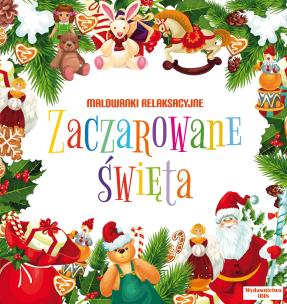 Okładka książki Malowanki relaksacyjne. Zaczarowane święta