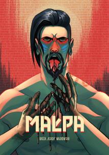 Małpa. Autor: Majkowska Basia. Multiszop.pl Okładka książki Małpa