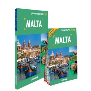 Malta light przewodnik + mapa. Autor: Fundowicz-Skrzyńska Agnieszka. Multiszop.pl Okładka książki Malta light przewodnik + mapa
