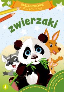 Maluszkowe malowanie. Zwierzaki. Autor: WYDAWNICTWO SKRZAT. Multiszop.pl Okładka książki Maluszkowe malowanie. Zwierzaki