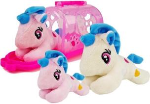 Opakowanie Mały jednorożec z transporterem MIX