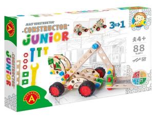 Mały Konstruktor Junior - Forklift Truck 3w1 ALEX. Wydawca: Alexander. Multiszop.pl Opakowanie Mały Konstruktor Junior - Forklift Truck 3w1 ALEX