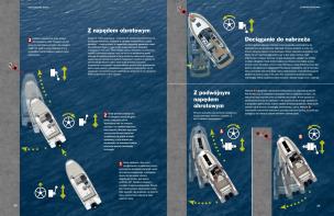 Okładka książki Manewry w porcie jachtami motorowymi krok po kroku