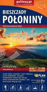 Okładka książki Mapa - Bieszczady Połoniny 1:25 000