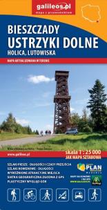 Mapa - Bieszczady. Ustrzyki Dolne, Holica.... Autor:   Praca zbiorowa. Multiszop.pl Okładka książki Mapa - Bieszczady. Ustrzyki Dolne, Holica...