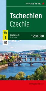 Mapa Czechy 1:250 000 FB. Autor:   Praca zbiorowa. Multiszop.pl Okładka książki Mapa Czechy 1:250 000 FB