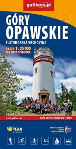 Okładka książki Mapa - góry Opawskie 1:25 000