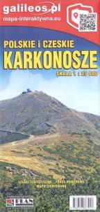 Okładka książki Mapa - Karkonosze 1:25 000