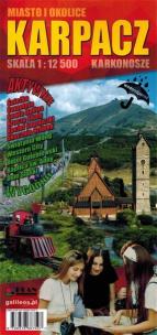 Okładka książki Mapa - Karpacz i okolice 1:12500