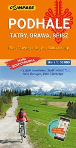 Okładka książki Mapa - Podhale, Tatry, Orawa, Spisz 1:50 000