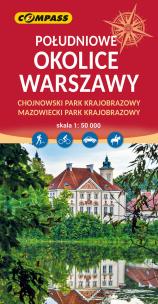 Okładka książki Mapa - Południowe okolice Warszawy 1:50 000