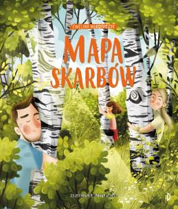 Mapa skarbów. Autor: Ewelina Włodarczyk. Multiszop.pl Okładka książki Mapa skarbów