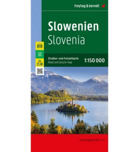 Mapa Słowenia 1:150 000 FB. Autor: Opracowanie zbiorowe. Multiszop.pl Okładka książki Mapa Słowenia 1:150 000 FB