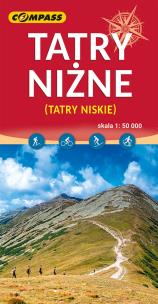 Mapa - Tatry Niżne (Tatry Niskie) 1:50 000. Wydawca: Compass. Multiszop.pl Opakowanie Mapa - Tatry Niżne (Tatry Niskie) 1:50 000