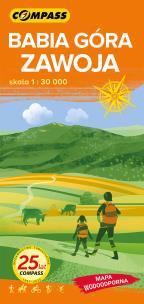 Okładka książki Mapa tur. - Babia Góra, Zawoja lam 1:30 000 w.2022