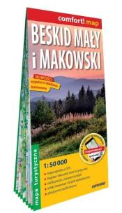 Mapa tur. -Beskid Mały i Makowski 1:50 000 lam. Wydawca: ExpressMap. Multiszop.pl Opakowanie Mapa tur. -Beskid Mały i Makowski 1:50 000 lam