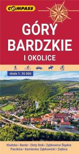 Okładka książki Mapa tur. - Góry Bardzkie i okolice 1:35 00 w.2021