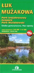 Mapa tur. - Łuk Mużakowa 1:45 000 i 1:12 500. Autor:   Praca zbiorowa. Multiszop.pl Okładka książki Mapa tur. - Łuk Mużakowa 1:45 000 i 1:12 500