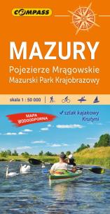 Okładka książki Mapa tur.-Mazury Pojez. Mrągowskie lam.. 1:50 000