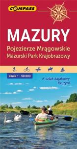 Okładka książki Mapa tur. - Mazury. Pojezierze Mrągowskie 1:50 000