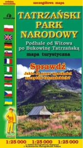 Mapa tur. - Tatrzański Park Narodowy 1:25 000. Autor: prca zbiorowa. Multiszop.pl Okładka książki Mapa tur. - Tatrzański Park Narodowy 1:25 000