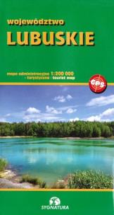Okładka książki Mapa tur. województwo lubuskie 1:200 000