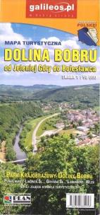 Mapa turystyczna - Dolina Bobru 1:50 000 w.2019. Autor: praca zbiorowa. Multiszop.pl Okładka książki Mapa turystyczna - Dolina Bobru 1:50 000 w.2019