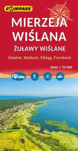 Okładka książki Mapa turystyczna - Mierzeja Wiślana 1:55 000