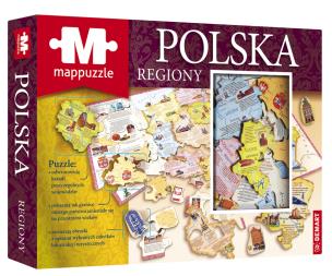 Okładka książki Mappuzzle - Polska Regiony