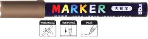 Marker akrylowy 1-2mm brązowy metalik (6szt) M&G. Wydawca: M&G. Multiszop.pl Opakowanie Marker akrylowy 1-2mm brązowy metalik (6szt) M&G