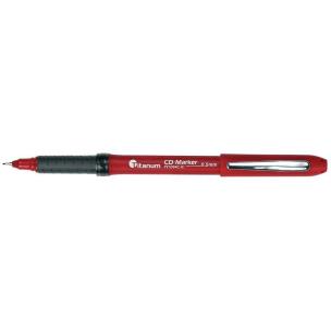 Opakowanie Marker do płyt CD czerwony (12szt)