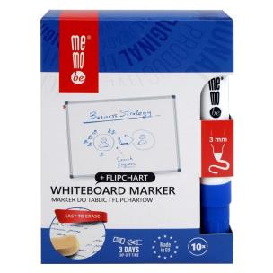Opakowanie Marker do tablic niebieski (10szt) MemoBe