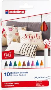 Opakowanie Marker do tkanin 1mm 10 kolorów