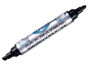 Opakowanie Marker dwustronny czarny (10szt)