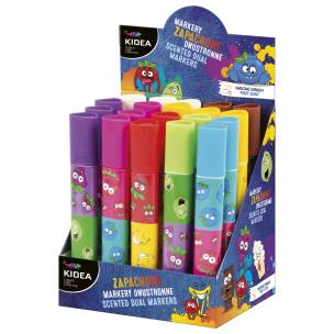 Opakowanie Marker gigant zapachowy Kidea 2 kolorowy 1szt. mix