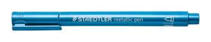 Marker metaliczny 10szt. niebieski Staedtler. Wydawca: STAEDTLER. Multiszop.pl Opakowanie Marker metaliczny 10szt. niebieski Staedtler