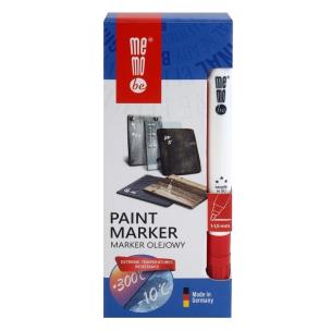 Opakowanie Marker olejny 1-1,5mm czerwony (10szt) MemoBe