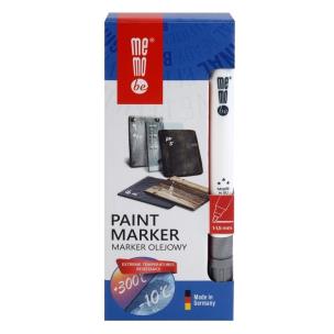 Opakowanie Marker olejny 1-1,5mm srebrny (10szt) MemoBe