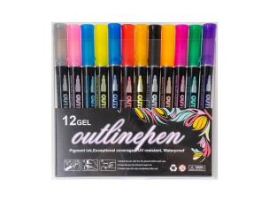 Opakowanie Marker outline Shine 12 kolorów