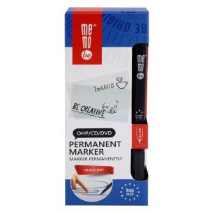 Opakowanie Marker permanentny 0,3mm czarny (10szt) MemoBe
