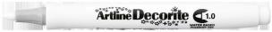 Opakowanie Marker permanentny Decorite biały ARTLINE
